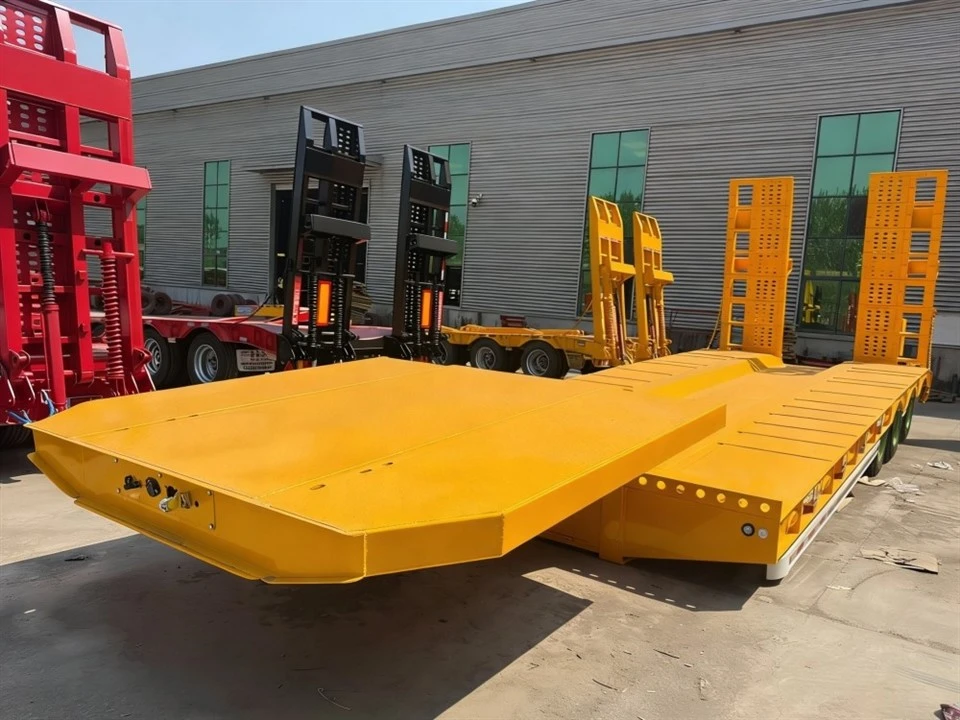 Heavy-duty Low-bed Semi-trailer best